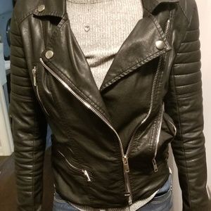 Blank NYC Faux Leather Moto Jacket